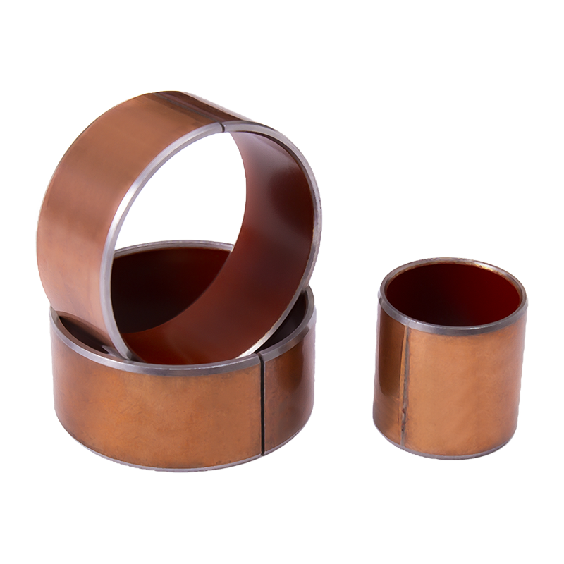 Samomazné ložisko HZ1D typu 1 s anorganickým plnivem na bázi oceli (červené).