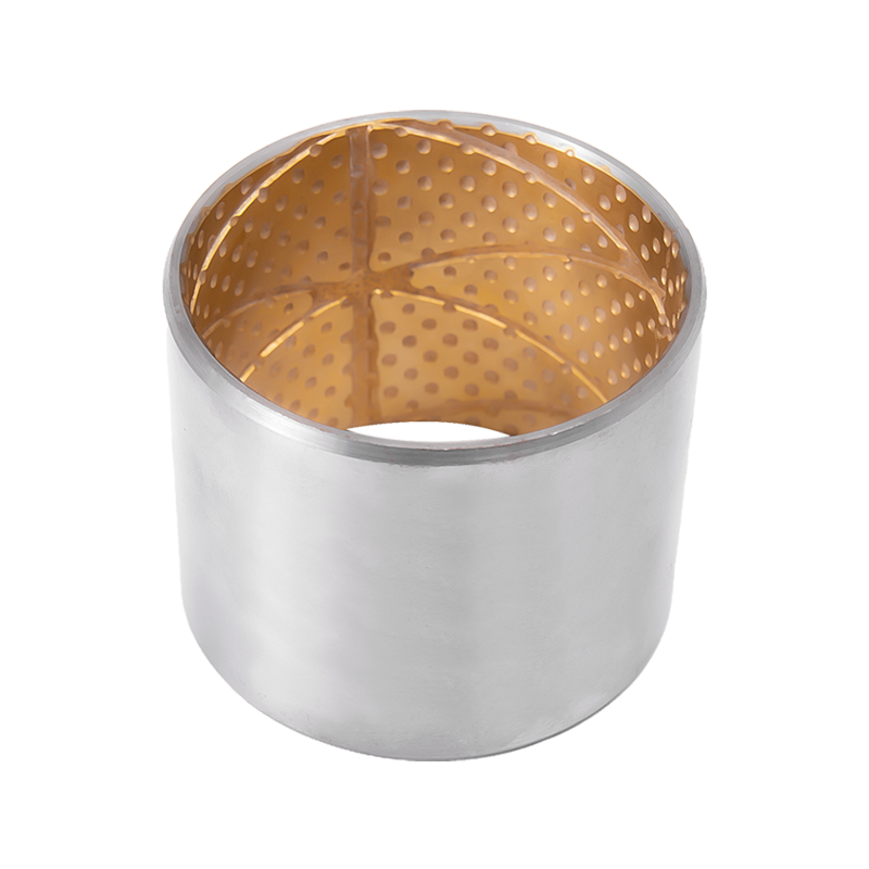 HZ802 Bimetalové kompozitní ložisko s olejovou drážkou v přírodní barvě